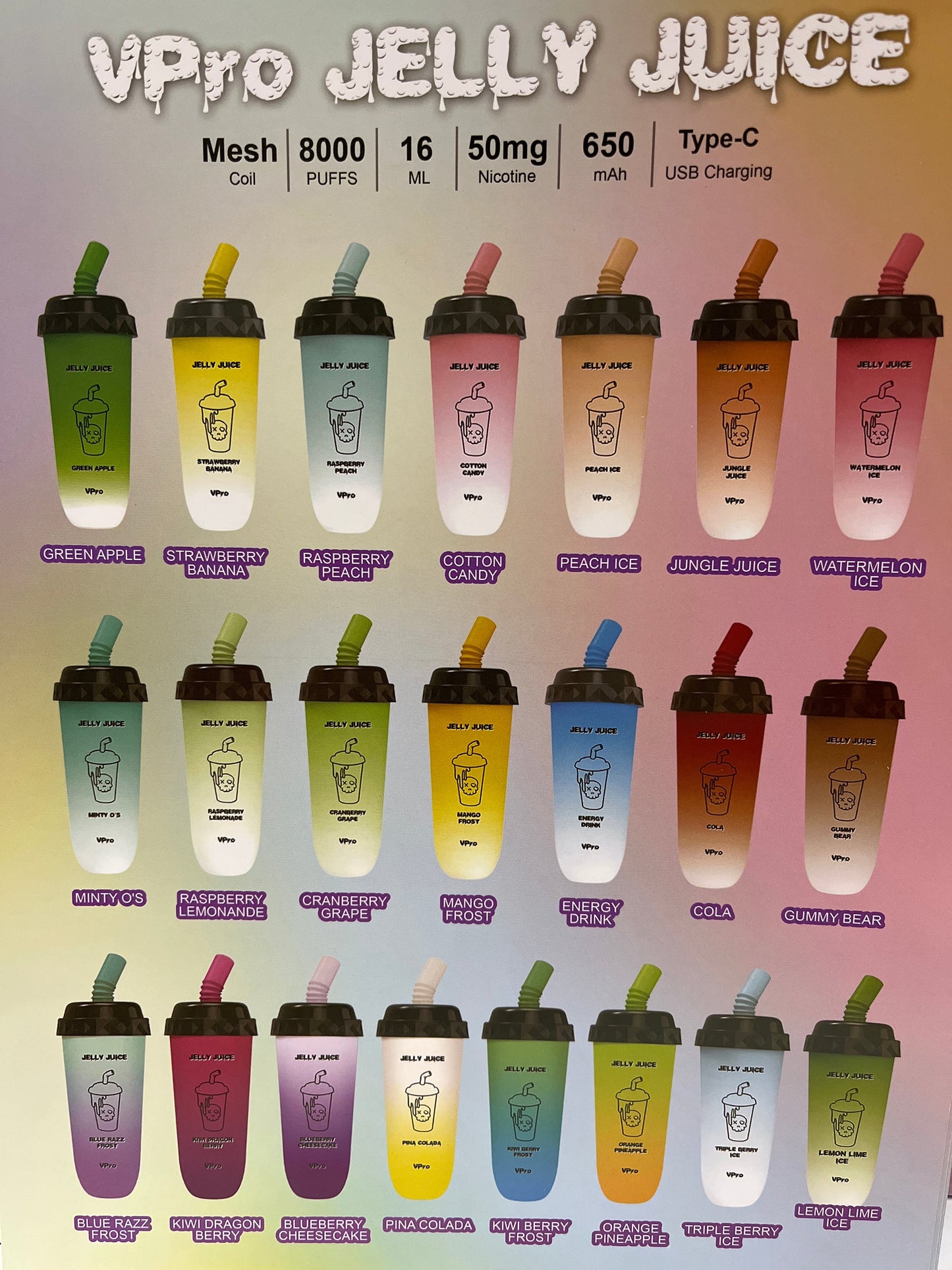 Jelly Juice Disposable Pina Colada